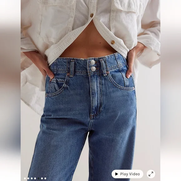 NWT Free People We the Free Aster Straight leg jeans - Picture 5 of 13